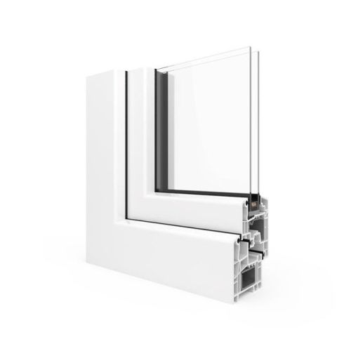 Kunststofffenster Aluplast IDEAL 5000 Classic Weiß