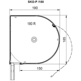Vorbaurollladen SKO-P mit Kastenhöhe 180mm