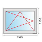 Fenstermaß 1500x1200mm
