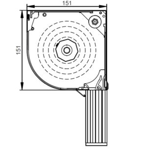 Vorbaurollladen PRL mit Kastenhöhe 151mm mit Insektenschutz