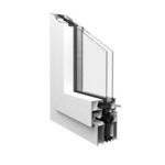 Kunststofftür Anthrazit