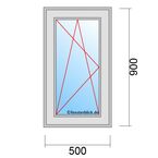 Fenstermaß 500x900mm