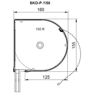 Vorbaurollladen SKO-P mit Kastenhöhe 150mm