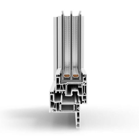 Kunststofffenster Aluplast IDEAL Neo MD Renovation 40 - Profil Schnitt