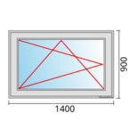Fenstermaß 1400x900mm