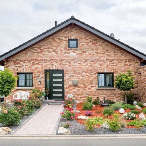 Landhausstil Fenster Moosgrün