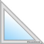Dreiecksfenster Schematische Zeichnung