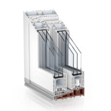 Kunststoff Hebeschiebetür Kömmerling PremiDoor 88