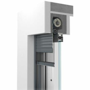 Aufsatzrollladen Aluprof SKB Styroterm in Silber