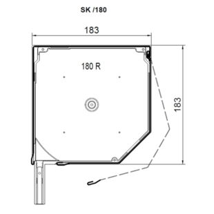 Vorbaurollladen SAR SK mit Kastenhöhe 180mm
