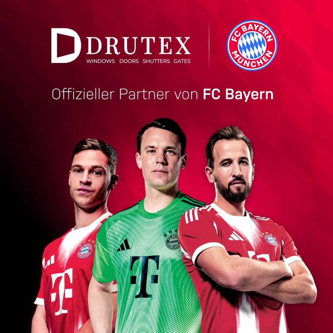 Drutex Fenster - Partner von FC Bayern München