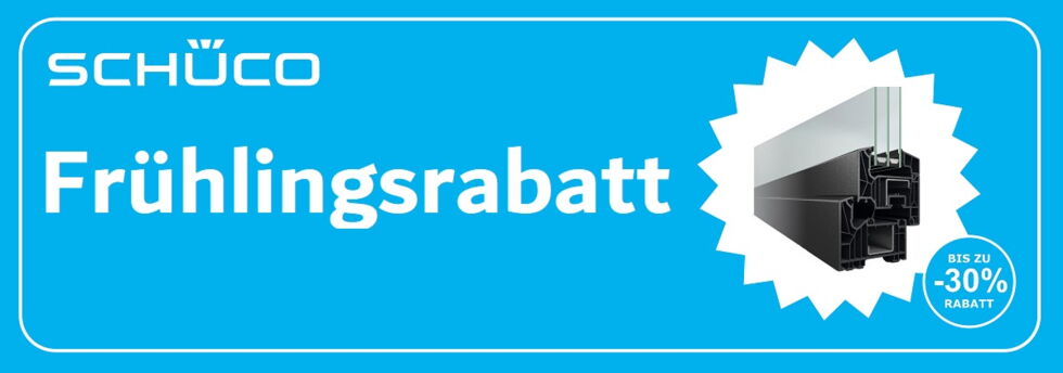 Banner - Schüco Winterrabatt