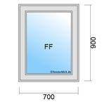 Fenstermaß 700x900mm