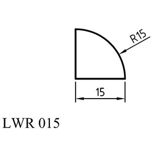Drutex Viertelstab Holz LWR015