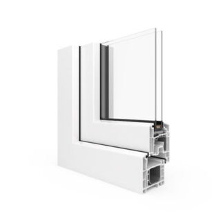 Kunststofffenster Aluplast IDEAL 4000 Classic-Line - Ansicht außen