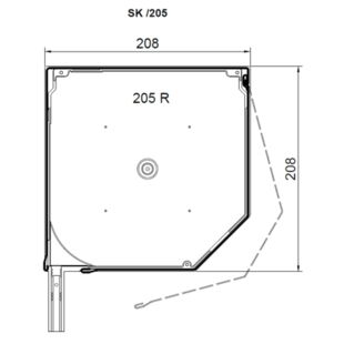 Vorbaurollladen SAR SK mit Kastenhöhe 205mm