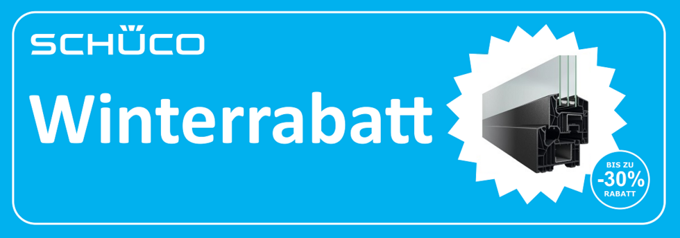 Banner - Schüco Winterrabatt