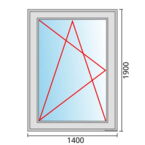 Fenstermaß 1400x1900mm