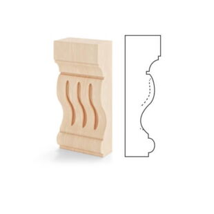 Holz Kapitell 1G Querschnitt