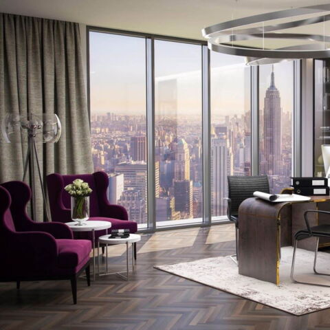 Fensterfront Büro Aluminium