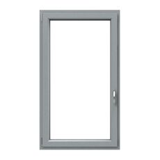 Einflügeliges Kunststofffenster Fenster in Grau