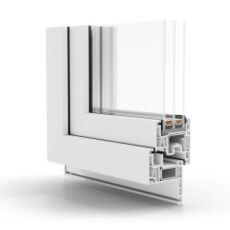 Kunststofffenster Aluplast IDEAL Neo MD Renovation 40 - Profil außen