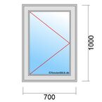 Fenstermaß 700x1000mm