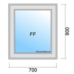Fenstermaß 700x800 mm
