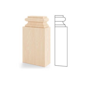 Holz Kapitell 4D Querschnitt