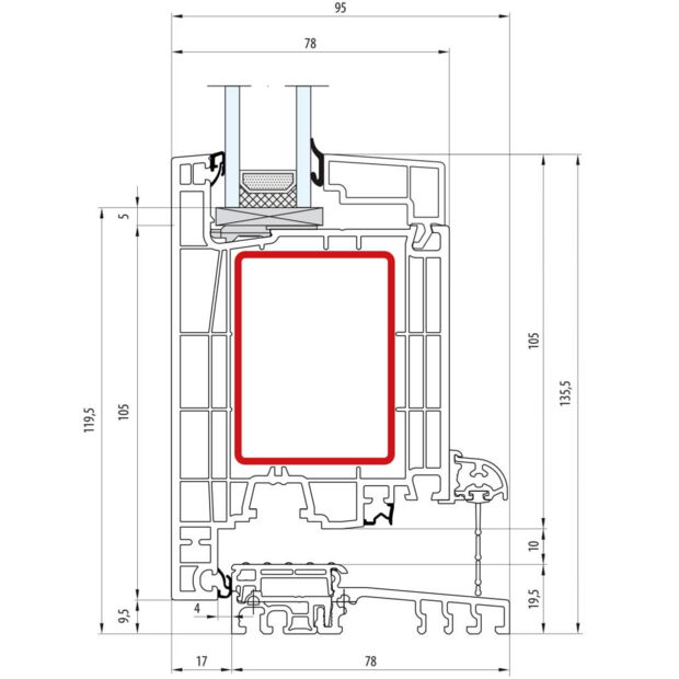 Detailzeichnungen Kunststofffenster IDEAL Neo Fensterblick de detailzeichnungen-kunststofffenster-ideal-neo-fensterblick-de