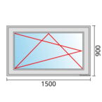 Fenstermaß 1500x900mm
