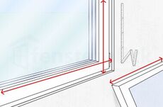 Balkontür-Einbau Maße überprüfen und vergleichen Zeichnung