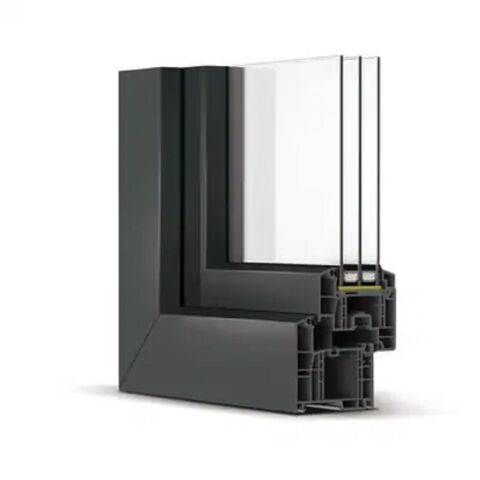 Kunststofffenster Rehau GENEO Profil anthrazit - aussen