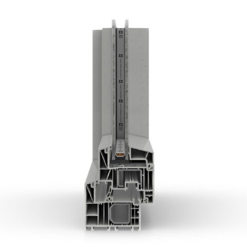 Kunststofffenster Salamander bluEvolution 82 classic line Greta Profil Schnitt