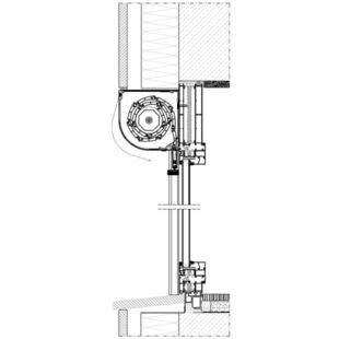 Vorbaurollladen SAR SKP Einbaubeispiel mit Laibung