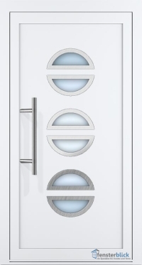 Aluminium Haustür EL-13 Inox