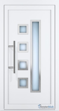 Aluminium Haustür EL-14 Inox