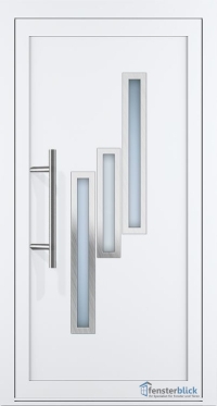 Aluminium Haustür EL-15 Inox
