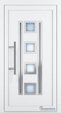Aluminium Haustür EL-16 Inox