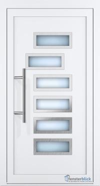 Aluminium Haustür EL-49 Inox