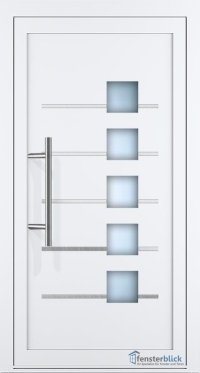 Aluminium Haustür EL-50 Inox