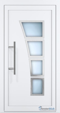 Aluminium Haustür EL-52 Inox