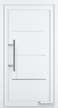 Aluminium Haustür EL-57 Inox