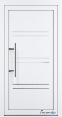 Aluminium Haustür EL-58 Inox