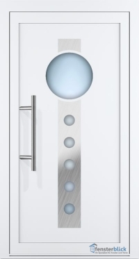 Aluminium Haustür EL-61 Inox