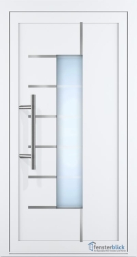 Aluminium Haustür EL-64 Inox
