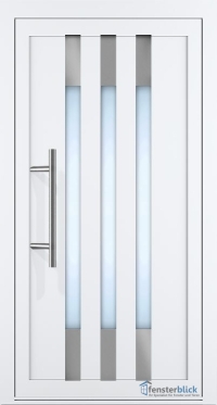Aluminium Haustür EL-67 Inox