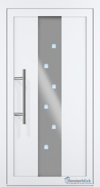 Aluminium Haustür EL-71 Inox