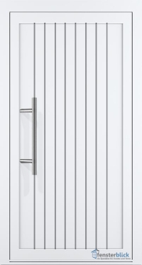 Aluminium Haustür EL-73 Inox