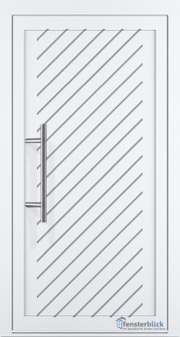 Aluminium Haustür EL-75 Inox